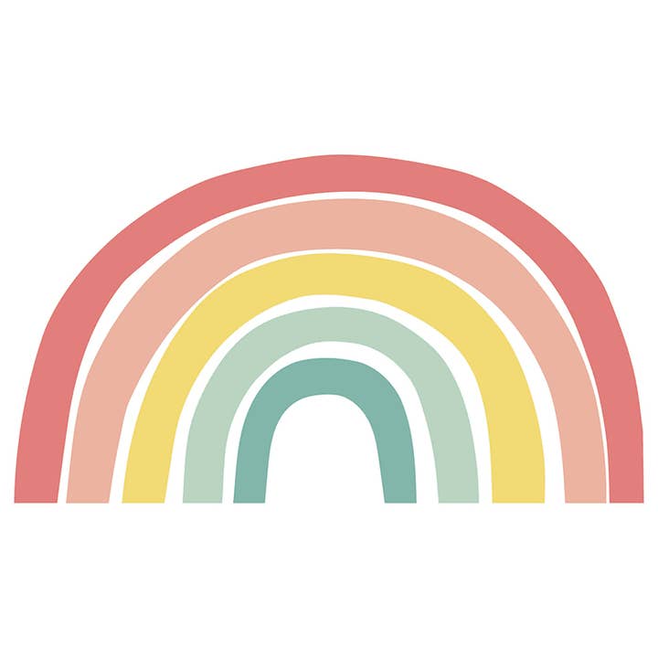 Regenbogen-Wandaufkleber für Kinder für den Großhandel von Pinted