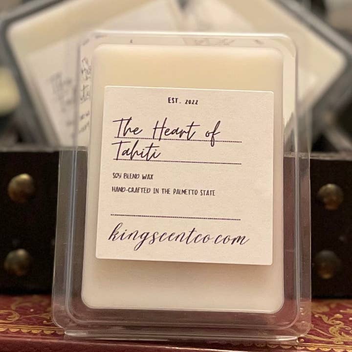The Heart of Tahiti wax Melt for wholesale by King Scent Co.