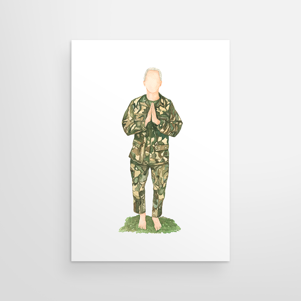 Yogini Collection - Wholesale Everyday Greeting Card - Mountain Pose0