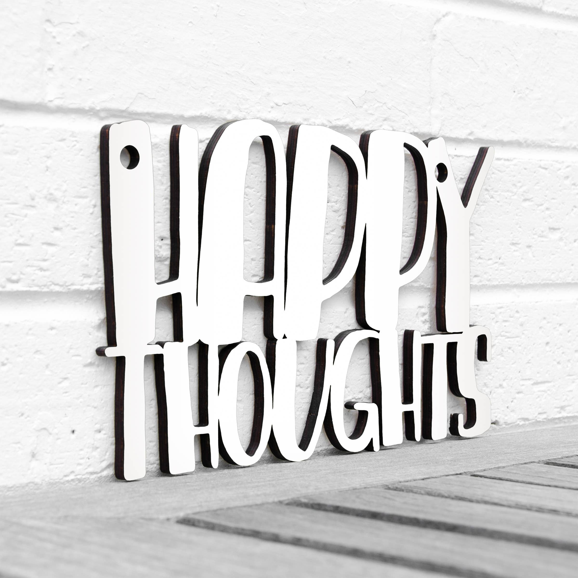 Spunky Fluff - Wholesale Wall Sign - Happy Thoughts15