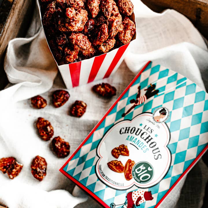 TASTY FRANCE - Wholesale Fruit Snacks - ORGANIC ALMOND CHOUCHOUS 80g1