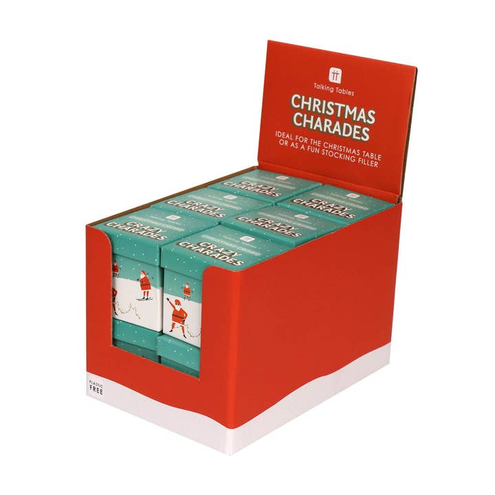Christmas Charades Game - Display | Christmas Games | for wholesale by Talking Tables USA