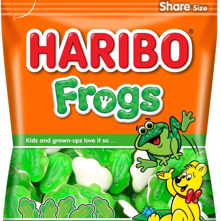 HARIBO GUMMY FROGS for wholesale by Gotta Get It Gifts