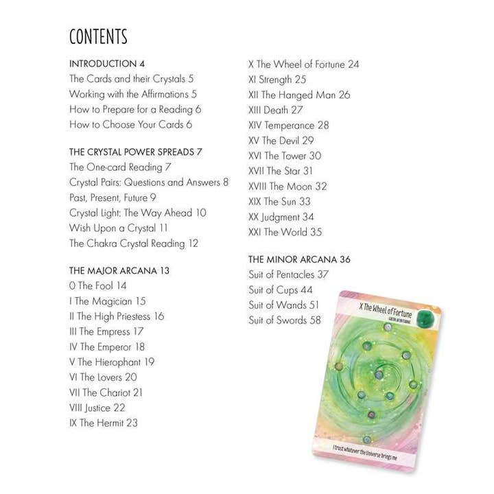 Simon & Schuster - Wholesale Tarot Cards - Crystal Power Tarot by Jayne Wallace3