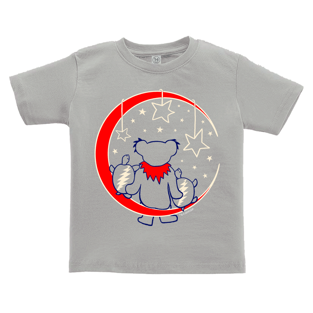 Little Hippie LLC - Wholesale Screen Printed T-Shirt - Kids - Grateful Moon Toddler T1
