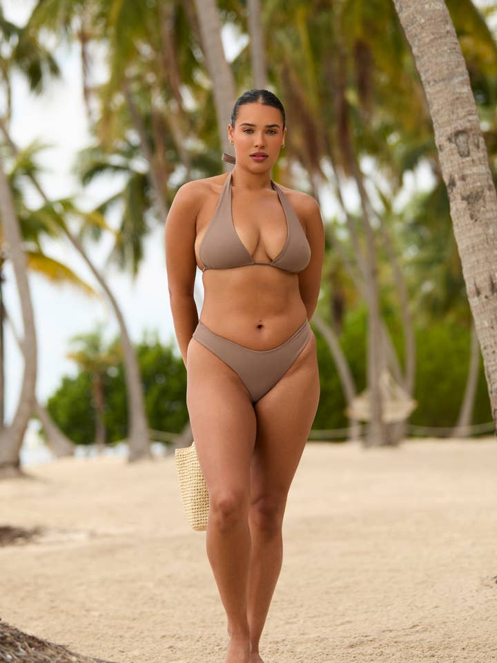 Truffle Ivy Top Nyud Swim Tall Supportive Triangle MultiWay for wholesale by Nyud Swim