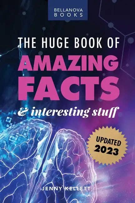 Books by splitShops - Wholesale Book - Adult - The Huge Book of Amazing Facts and Interesting Stuff 2023: Mind-Blowing Trivia Facts on Science, Music, History + More for Curious Minds - Paperback0