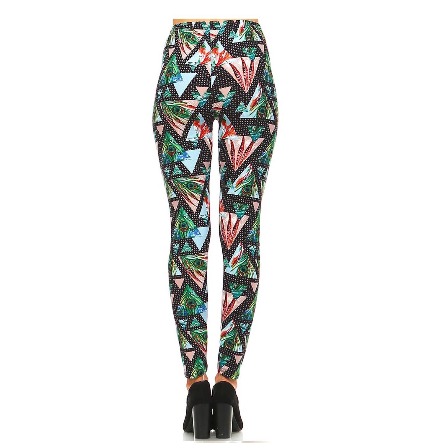 JHP Collection - Wholesale Fashion Leggings - Women's - WOMENS CASUAL MULTI COLOR BRUSHED FULL LEGGINGS47