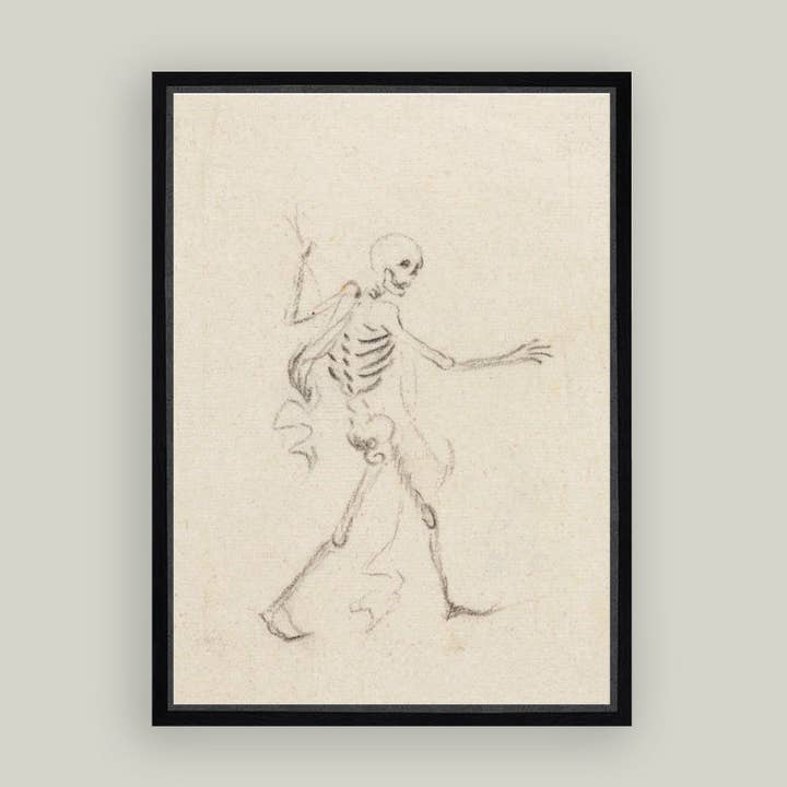 Petal Lane Home - Wholesale Art Print - Walking in a Dead Man's Bones Framed Antique Art3