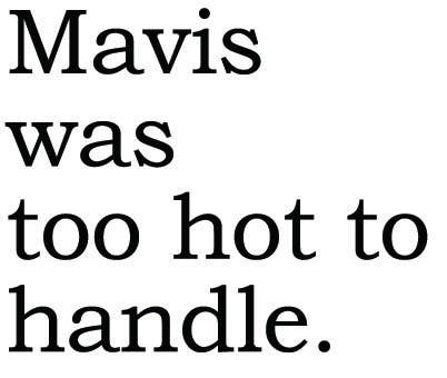 The 3 Sisters Design Co. - Wholesale Everyday Greeting Card - BIG HOUSE Greetings, Mavis was too hot to handle.1