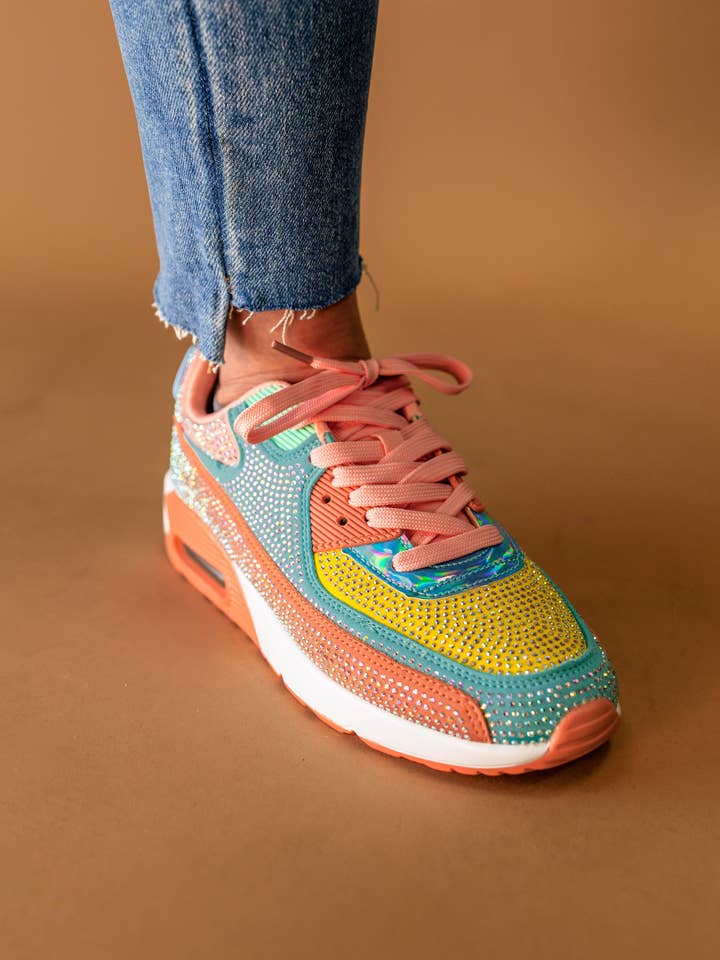 Bliss - Wholesale Lifestyle Sneakers - Women's - Remi Rhinestone Sneaker