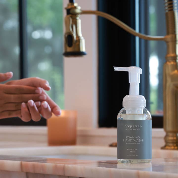 Deep Steep Clean Beauty - Wholesale Hand Soap/Wash - Foaming Hand Wash - Rosemary Mint 8oz3