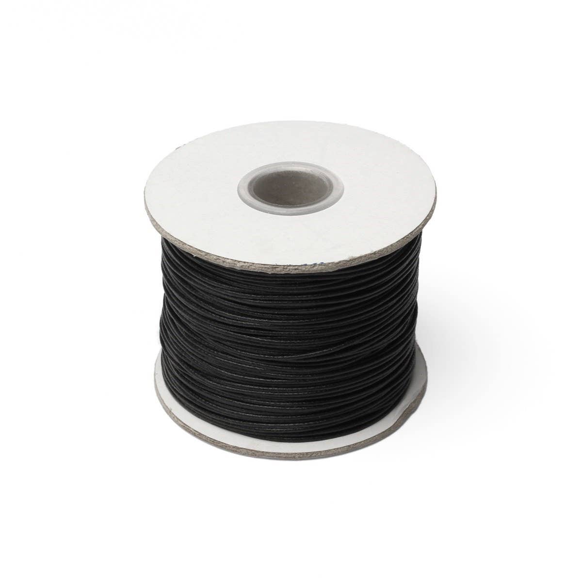 Shamans Crystal – wholesale Craft supplies – Black Cotton Cord 100m Role 1mm Thick