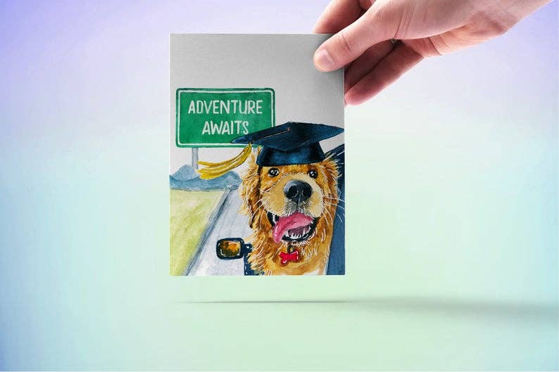 Liyana Studio – Großhandel Karte zum erfolgreichen Abschluss – Grad Adventure Beginnt - Lustige Abschlus3