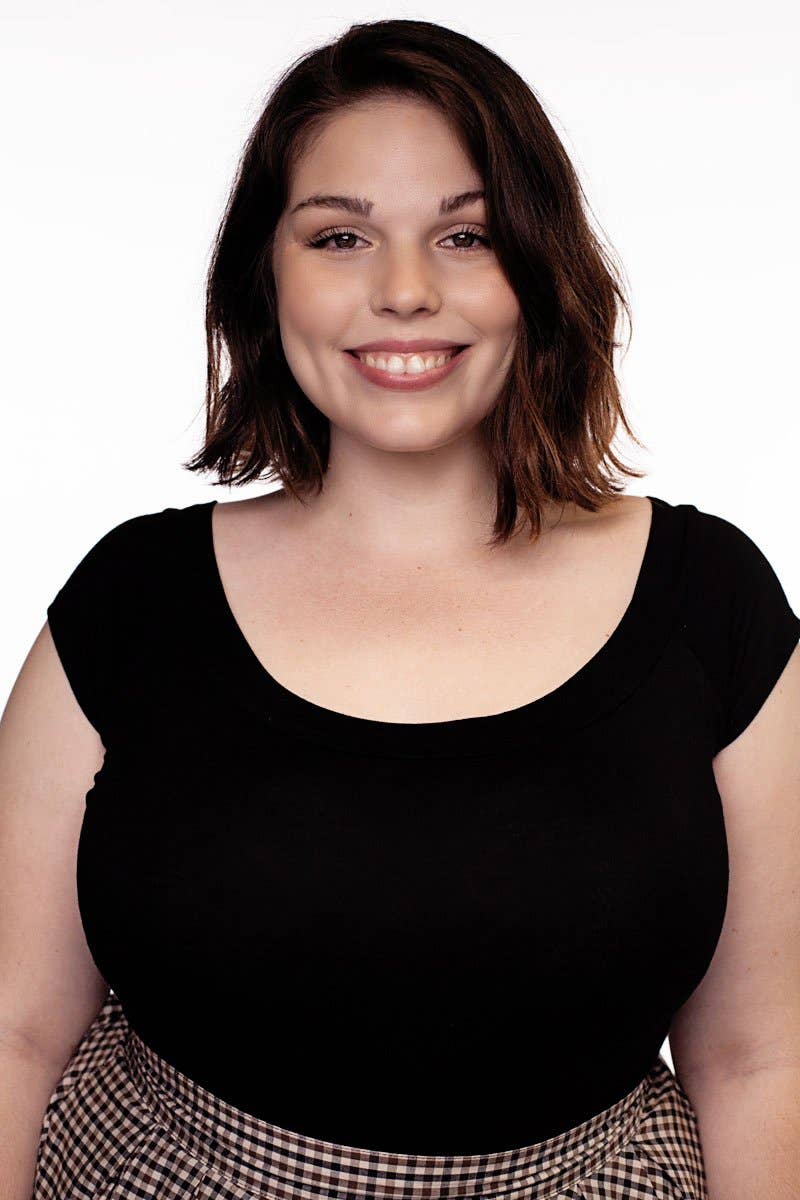 Retrolicious - Wholesale Knit Top - Women's - Retro Boat Neck Top in Black2