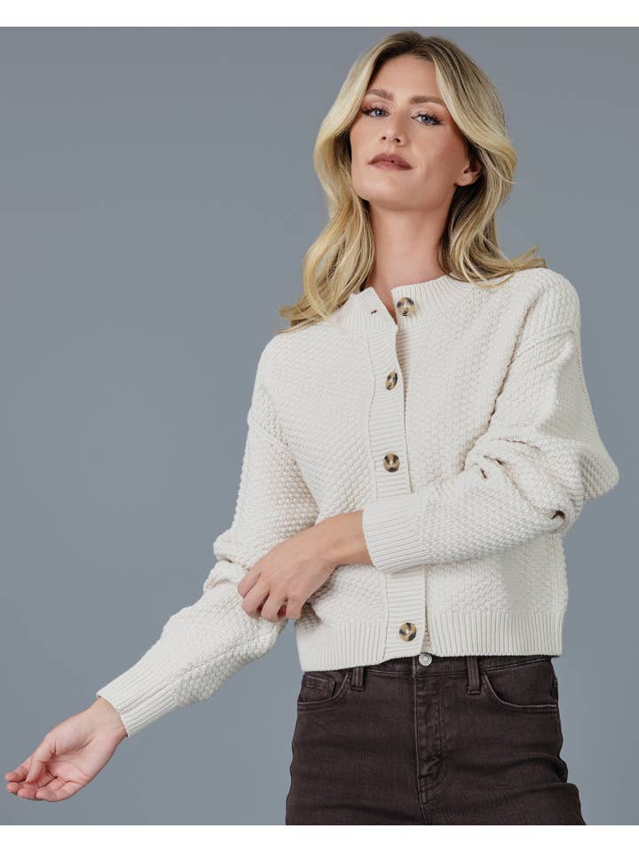 Vintage Cream Slopes Cardigan Sweater for wholesale on Faire