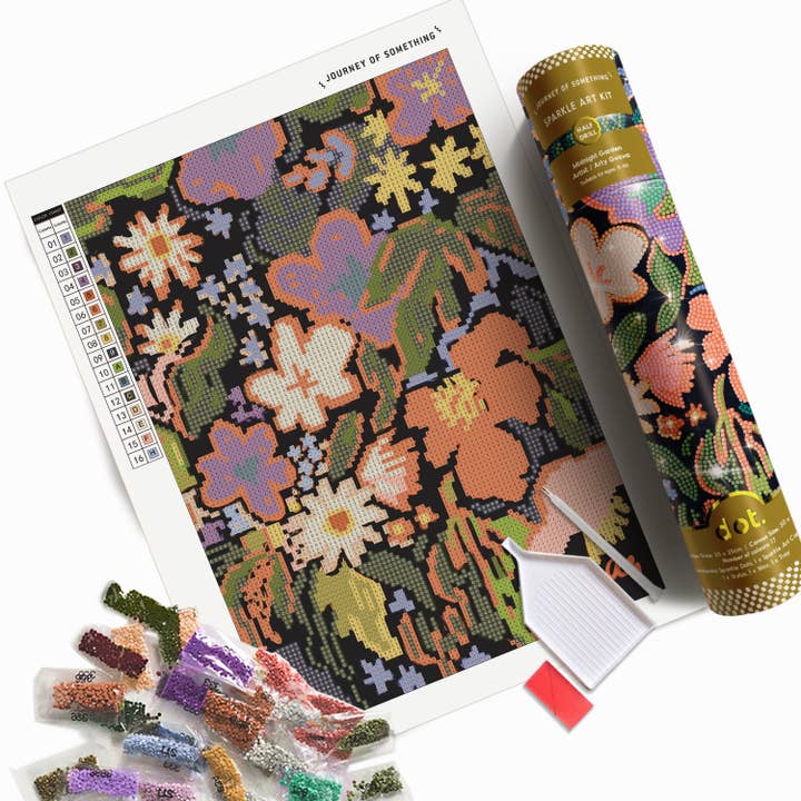 Journey Of Something AU & EU - Wholesale DIY craft kit - Sparkle Art - Midnight Garden