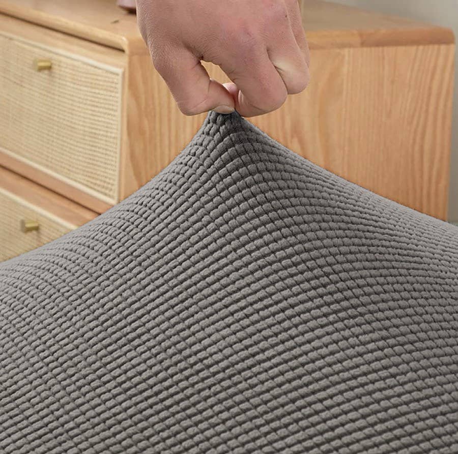 home mart goods - Vente Housses de chaise/canapé - Ensemble de 2 housses extensibles pour chaise de salle à manger, cuisine, bureau13