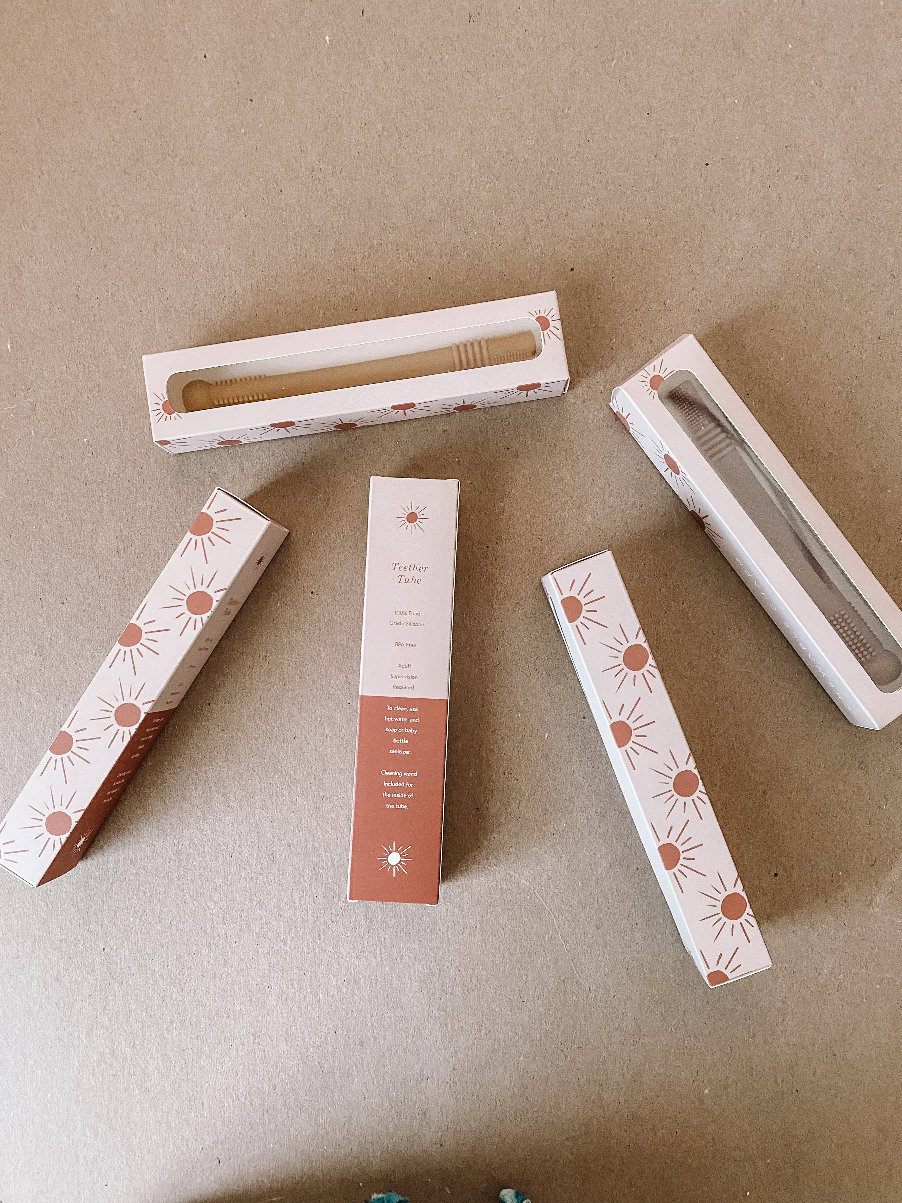 Chewable Charm - Wholesale Teether (Not Clip-On) - Baby - Magic Teething Wand- Mustard ☼9