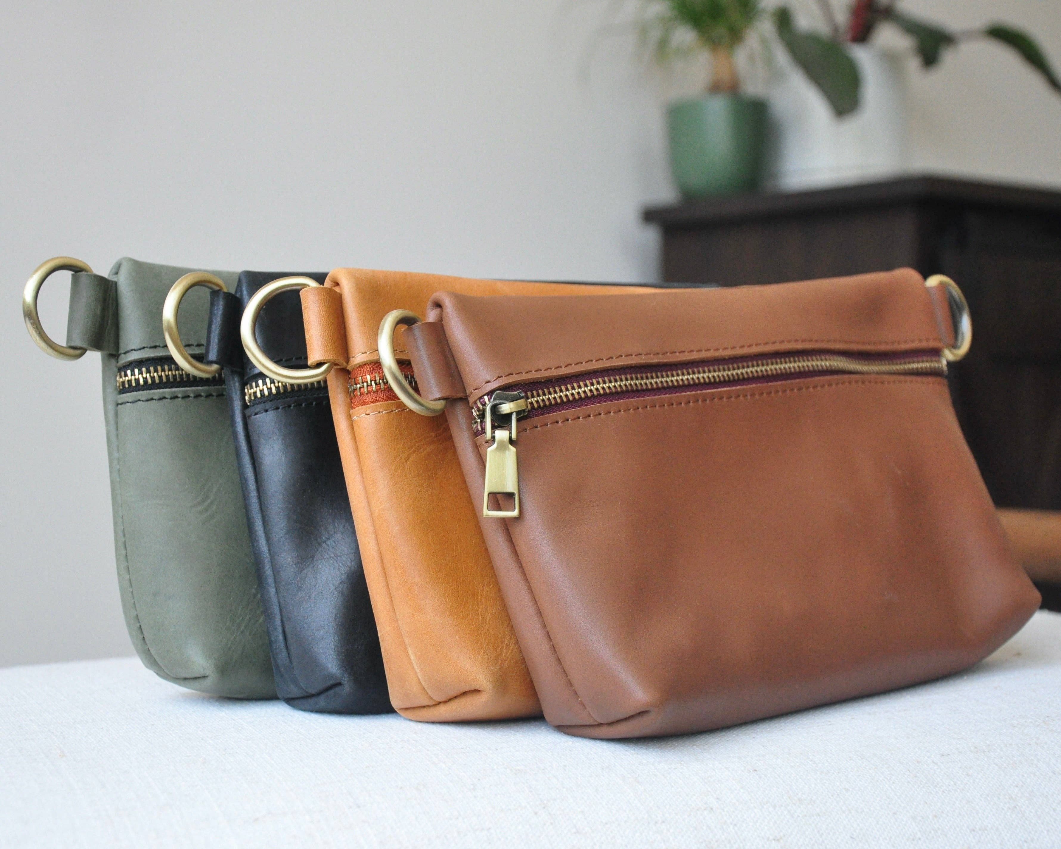 Zelaki Leather Company - Wholesale Belt Bag - Women's - Agow Belt Bag / Convertible Crossbody, Sling, and Belt Bag 11