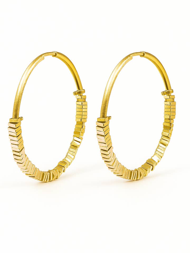 BOUCLES D'CRÉOLES IRATI pour la vente par Creative Brazil