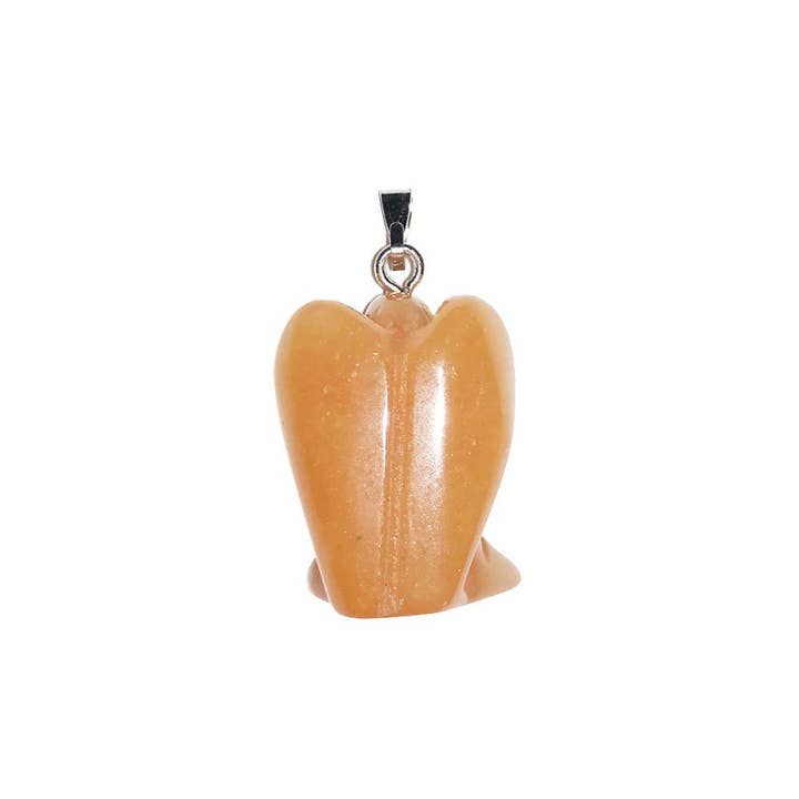 France Mineraux – wholesale Individual charm/pendant – Orange Calcite Pendant - Little Angel