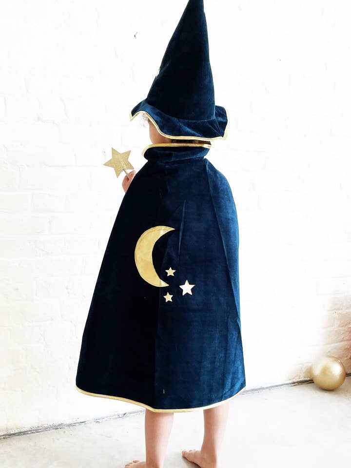 Ratatam! - Vente Déguisement – enfant - Set de deguisements magicien bleu cape+chapeau+ baguette3