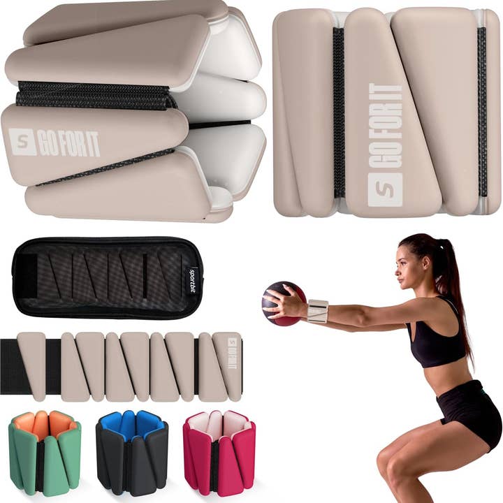 Sportbit - Wholesale Fitness Equipment - SPORTBIT Wrist and Ankle Weights for Women - Set of 2 (1lb Each) Wearable Ankle & Wrist Weights17