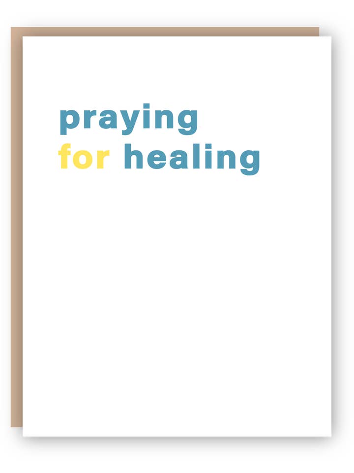 PRIANT POUR LA GUÉRISON pour la vente par Notes Speak