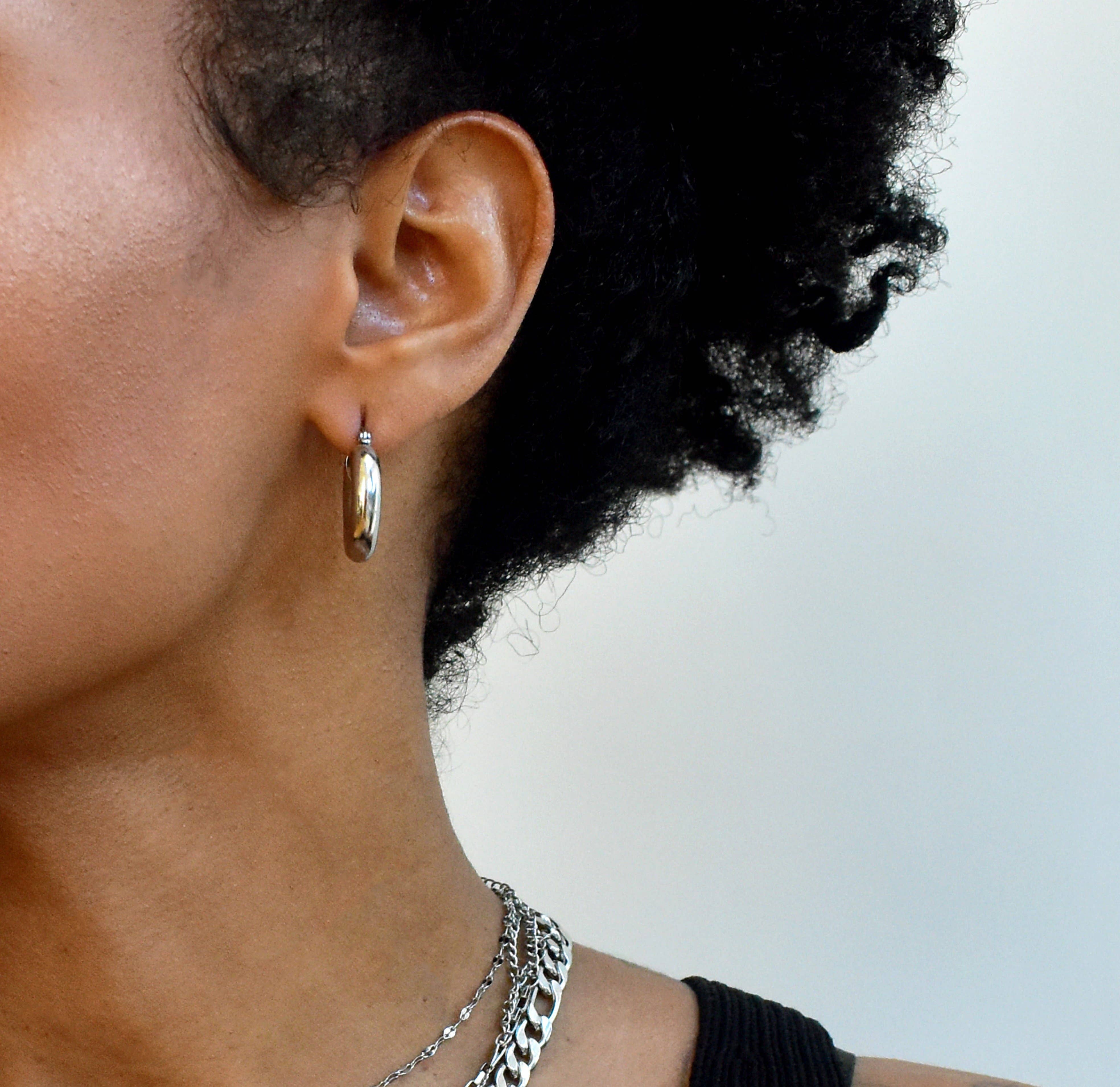 MAI DESIREE - Vente Créoles - BOUCLES D'CRÉOLES EN ARGENT LUCY SMALL2