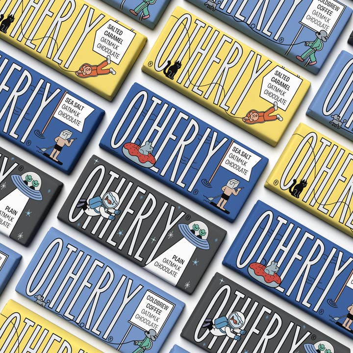 OTHERLY: OATM*LK CHOCOLATE - Wholesale Chocolate Bar - Original Plain // 25G // Vegan // OATM*LK CHOCOLATE BAR
