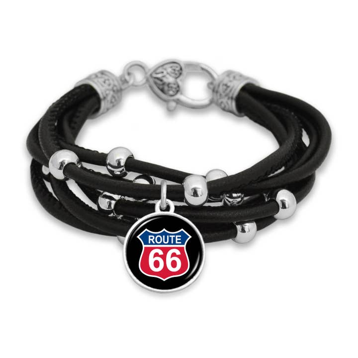From The Heart - Wholesale Charm/Dangle Bracelet - Route 66 Lindy Bracelet