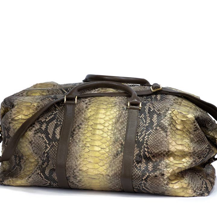 2907 Sac poloche/voyage en python pour la vente par W. H. Petronela