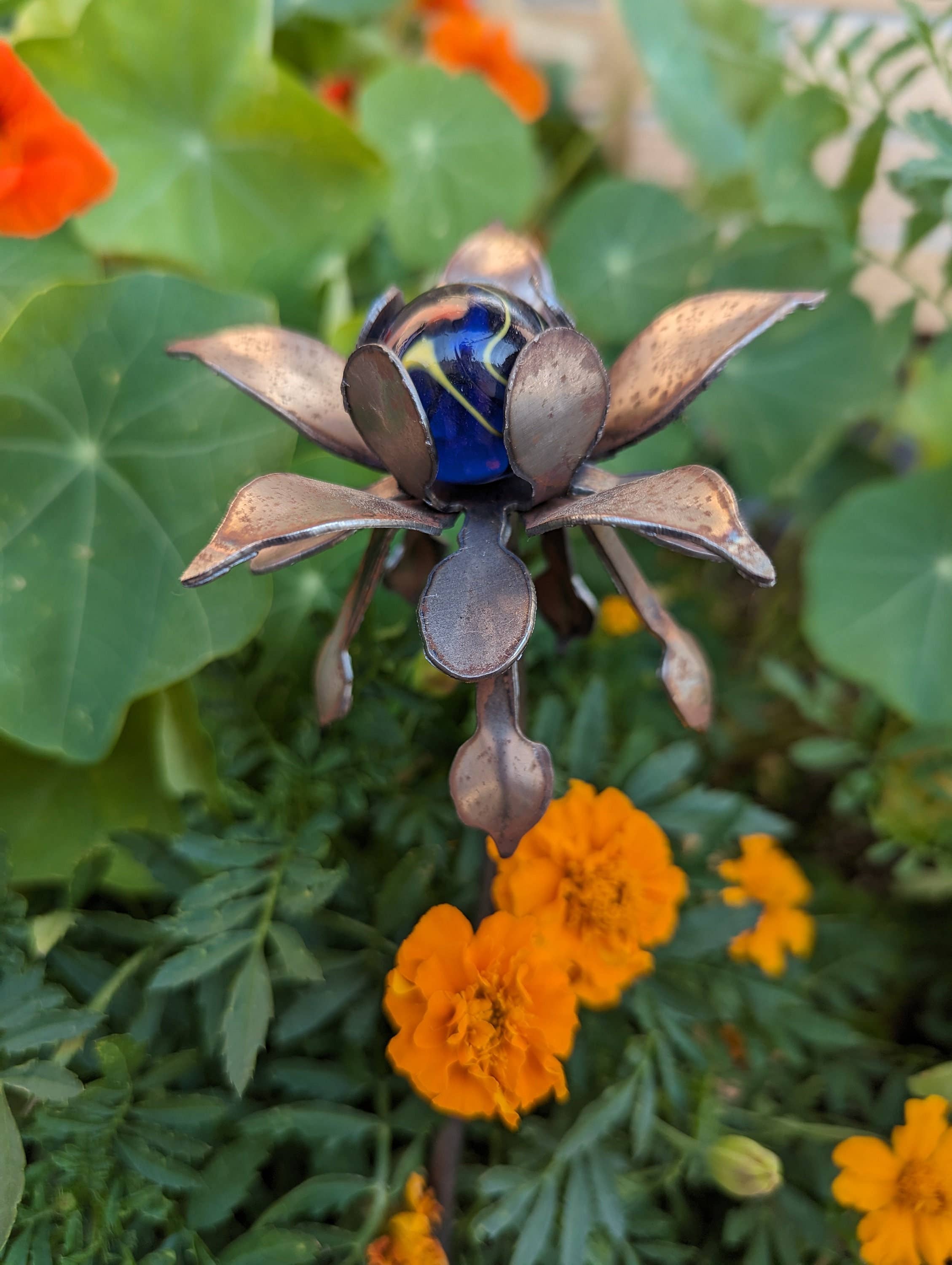 Designs by Dieter, LLC - Wholesale Garden/Lawn Stake - Handmade Metal Flower Garden Stake12