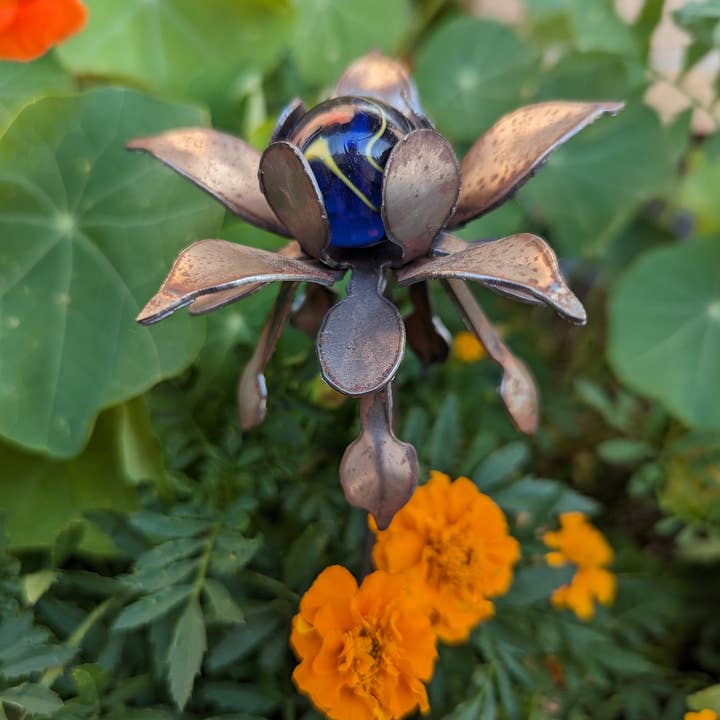 Designs by Dieter, LLC - Wholesale Garden/Lawn Stake - Handmade Metal Flower Garden Stake12