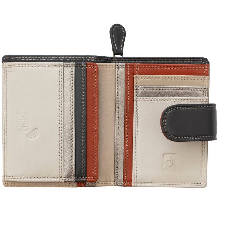 PRIMEHIDE - Wholesale Wallet - Women's - London Metallic Leather RFID Purse - 8084