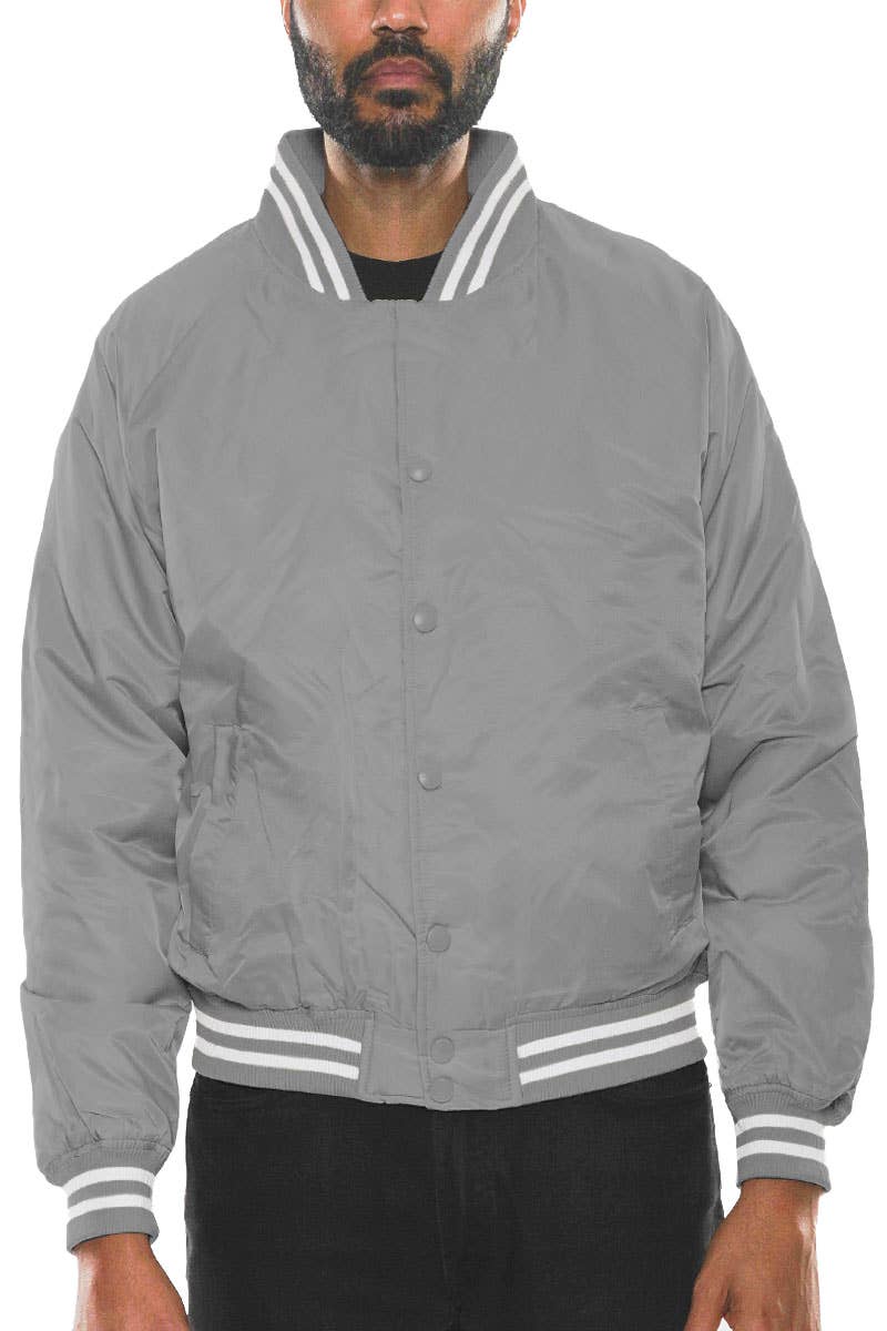 WEIV - Wholesale Windbreaker - Men's - Mens Polyester Varsity Windbreaker Jacket5