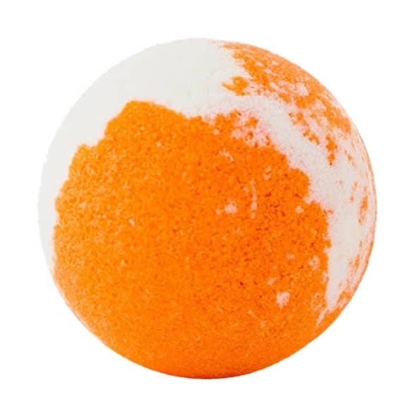 LS GROUP - Wholesale Bath Bomb/Fizz - Two-Tone Effervescent Bath Bomb – 45g Mandarin0