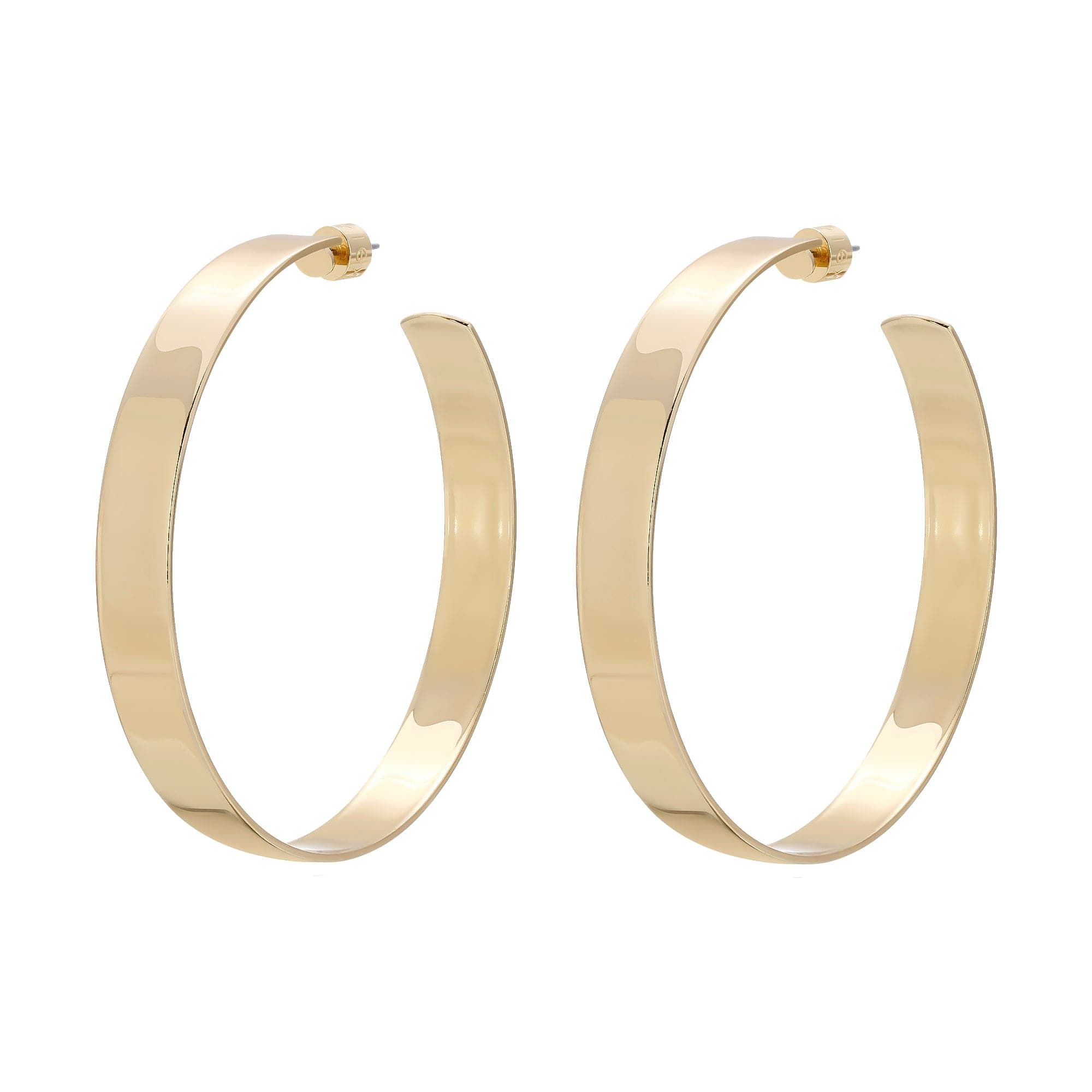 Eklexic - Wholesale Hoop Earrings - 2.5" Skylar Hoops0