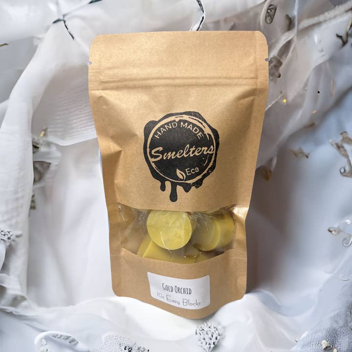 Fragrance Wax - Gold Orchid - Easy Blocks - 90g for wholesale by Smelters