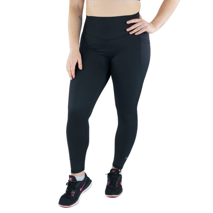 Flatout Apparel Inc - Vendita all'ingrosso Leggings sportivi/loungewear - Donna - Leggings Affinity neri1