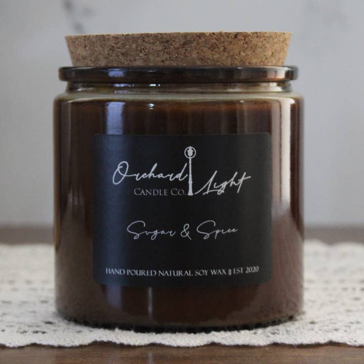 Sugar & Spice -13oz for wholesale by Orchard Light Candle Co