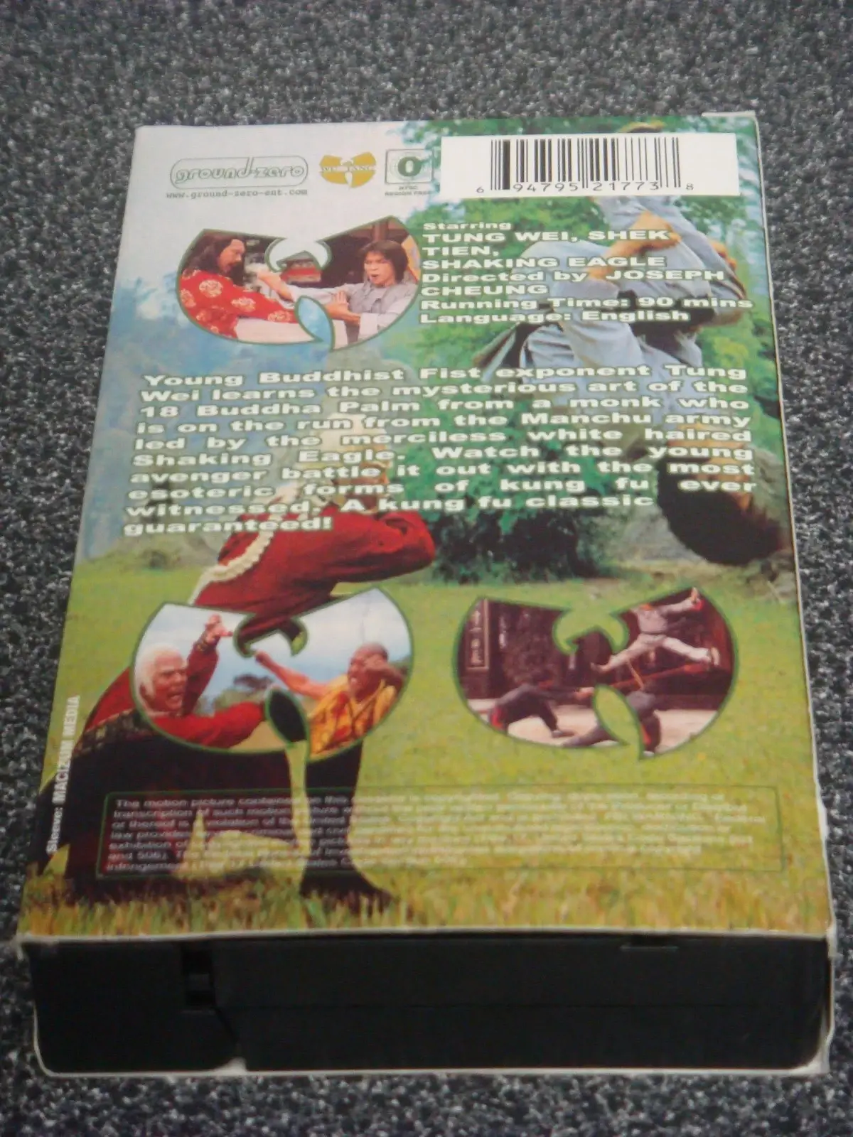 Real Retro - Wholesale Muziekaccessoire - Wu-Tang Clan/Rza 18 FATALE SLAGEN Verzegelde Film VHS-band1