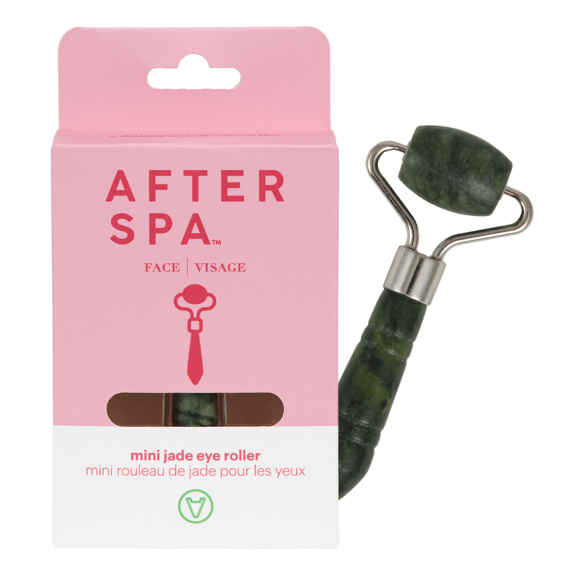 Afterspa – wholesale Face/beauty roller – Mini Jade Eye Roller2