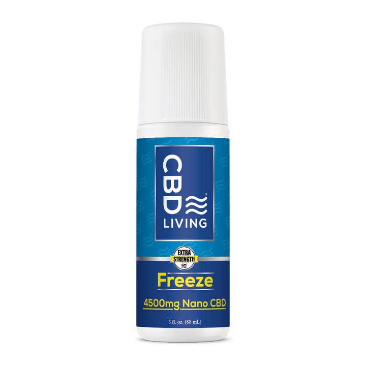 CBD Living - Wholesale CBD Cream/Lotion - CBD Freeze Roll On Topical - Muscle Pain Relief