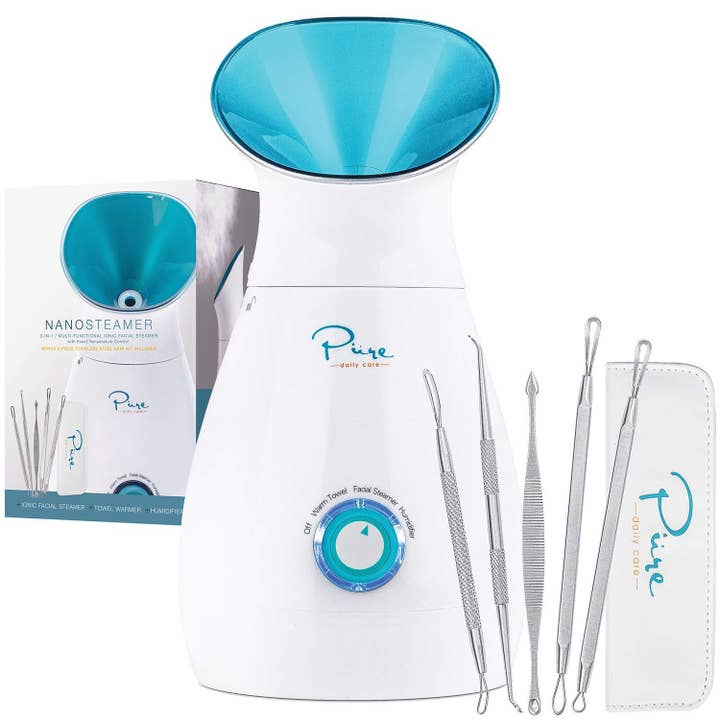 Nanosteamer - Großer 3 in 1 Nano Ionic Gesichtsdampfer für den Großhandel von Pure Daily Care