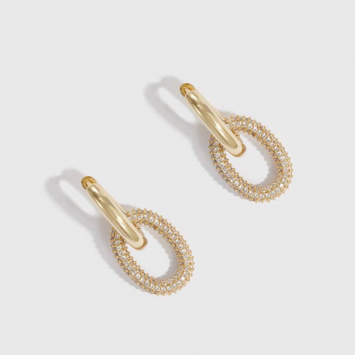 Ovale Link Vedhængsøreringe for engroshandel hos DRAE COLLECTION