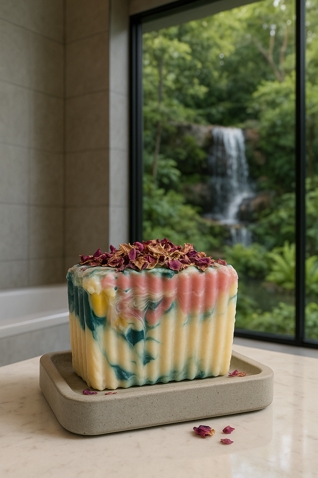 Priscila Leen Arts at Florida Soap Candle – sabonete sólido por atacado – Sweet Garden Sabonete processo frio vegan natural feito à mão1