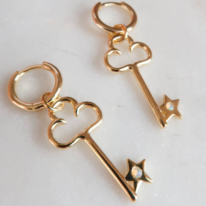 Diary Key Earrings for wholesale by Bittersweet