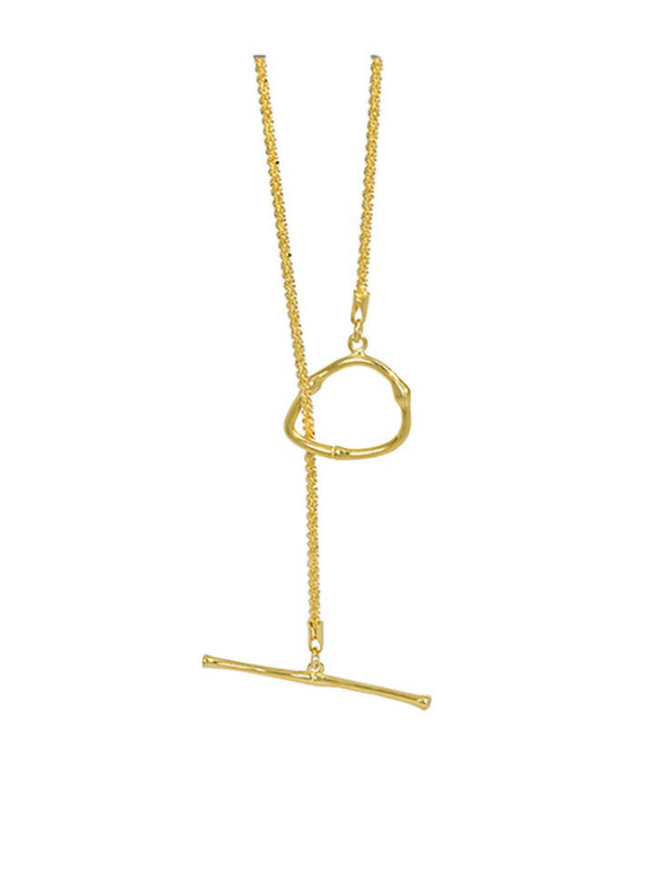 Lintrathen Sterling Silver Gold Vermeil Necklace for wholesale by Janus